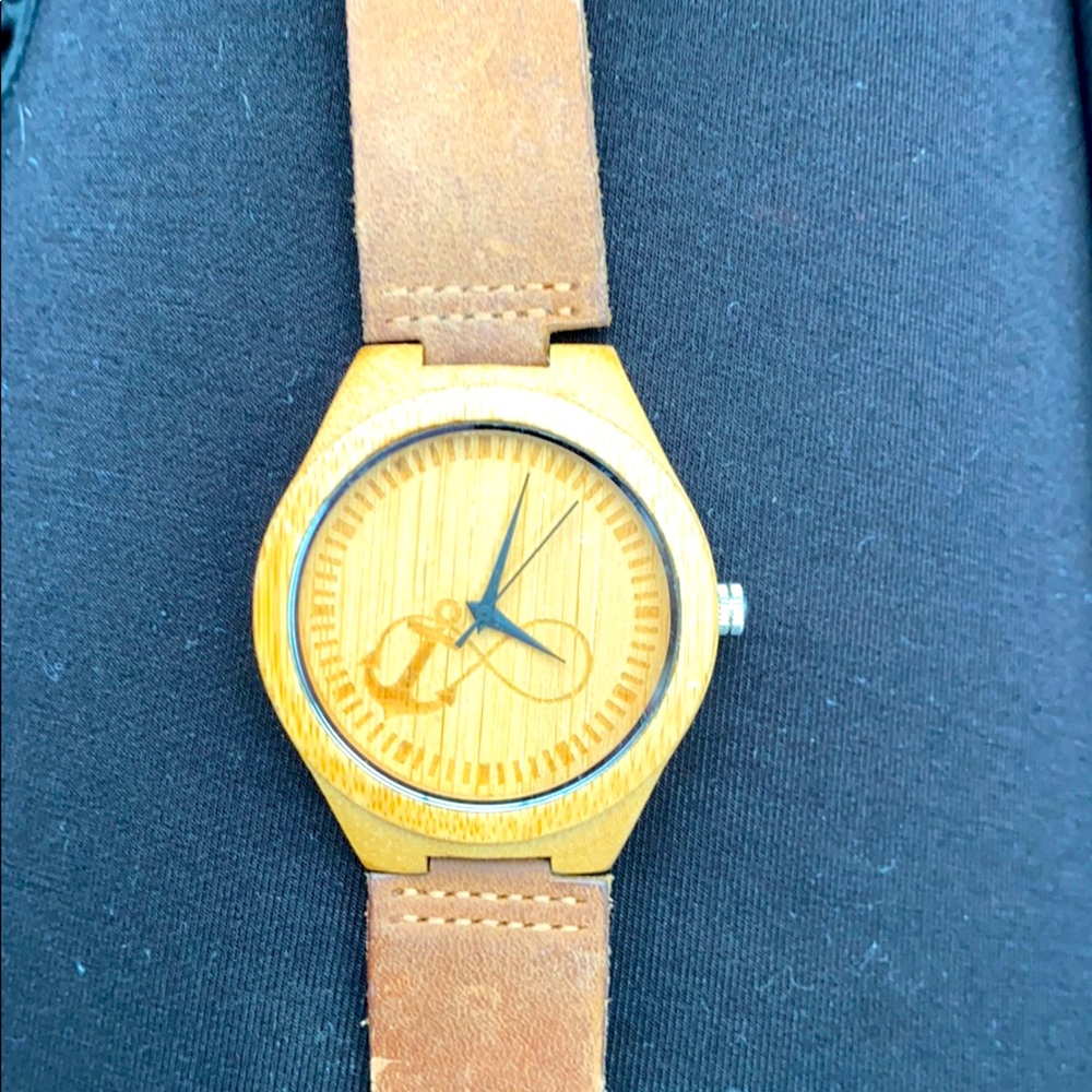 Vintage Men’s Nautical Wooden Watch
